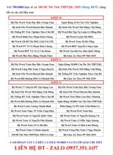 Bài tập Hình học tọa độ Oxyz Lớp 12 - Đặng Việt Đông